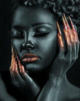 Без бренда «Портрет с золотыми ногтями» в Тюмени