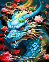 Без бренда «Бирюзовый дракон среди цветов» в Тюмени