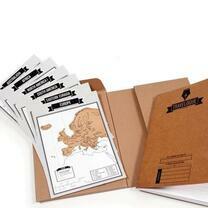 Без бренда «Скретч-карта мира стирающаяся. Карта путешествий» в Тюмени