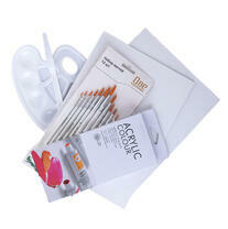 Без бренда «Набор подарочный «Две картинки»: краски акрил 12x12 мл, 2 холста 22x30 на мдф, 10 кистей, мастихин, палитра. Уценка (без упаковки)» в Тюмени в интернет-магазине  Без бренда «Набор подарочный «Две картинки»: краски акрил 12x12 мл, 2 холста 22x30 на мдф, 10 кистей, мастихин, палитра. Уценка (без упаковки)» в Тюмени