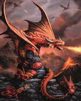 Без бренда «Коробка 20 шт: Дракон на скале» в Тюмени