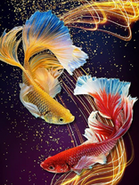 Без бренда «Желтая и красная рыбки (20шт)» в Тюмени