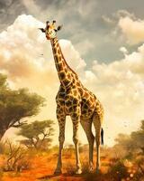 Без бренда «Красивый жираф в солнечный день» в Тюмени в интернет-магазине  Без бренда «Красивый жираф в солнечный день» в Тюмени