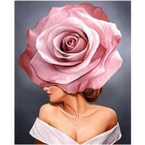 Без бренда «Девушка с розовой розой на голове» в Тюмени