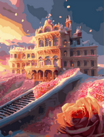 Без бренда «Сказочный дворец в окружении роз» в Тюмени в интернет-магазине Без бренда «Сказочный дворец в окружении роз» в Тюмени