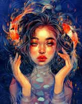 Без бренда «Девушка и карпы кои» в Тюмени