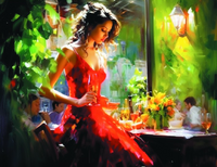 Без бренда «Милая девушка с бокалом шампанского» в Тюмени