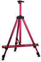 Без бренда «Коробка 25 шт.: Металлический мольберт тренога в чехле, телескопический, красный» в Тюмени