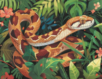 Без бренда «Маисовый полоз в зеленой листве» в Тюмени