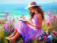 Без бренда «Девочка читает на берегу» в Тюмени в интернет-магазине  Без бренда «Девочка читает на берегу» в Тюмени